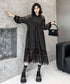 See-through Sleeve Dress